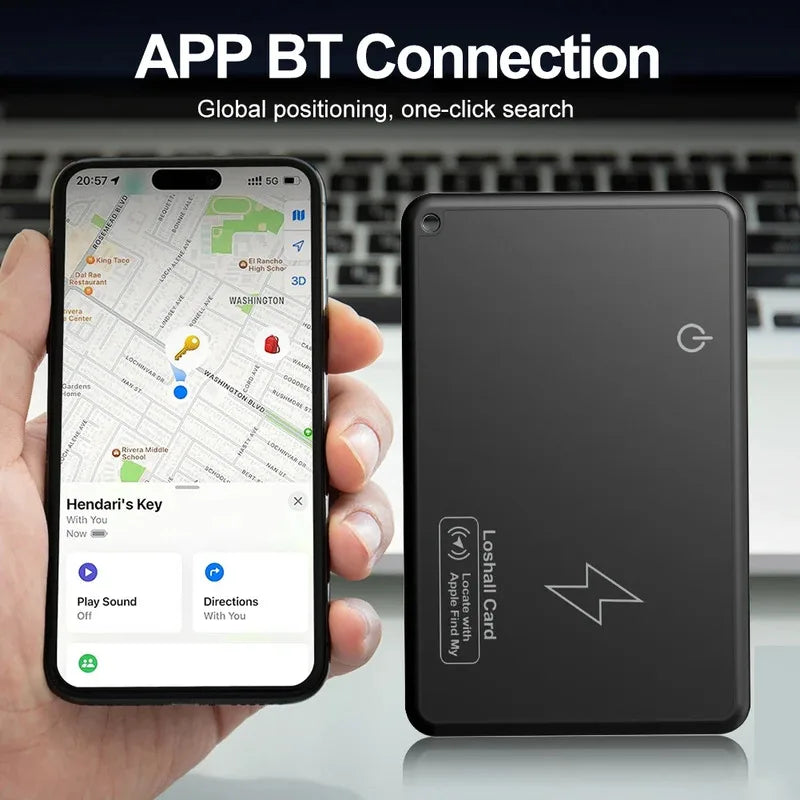 Tracking Location Wallet Tracker Card for Apple Find My App